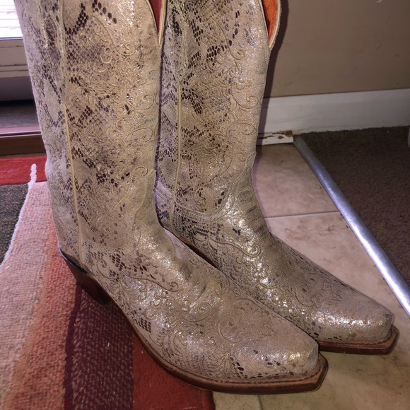 GREAT Condition Vintage 1883 Lucchese Boots - Picture 1 of 4